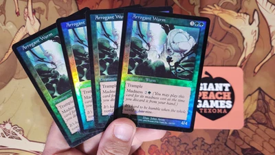 4x Arrogant Wurm x4 FOIL Playset LP-Excellent Torment Magic MTG Pauper - Image 1 of 3