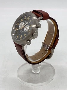 SHINOLA Quartz Wristwatch Analog Leather Gold CML S01209230 Case L 4.5 W 4.5 - Picture 1 of 6