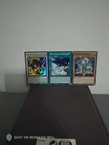 ALIN-DE040 Schlangenaugen-Rachedrache Ultra Rare 1. Auflage YuGiOh + 2 normale Karten - Bild 1 von 10