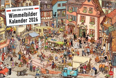 HEYE Göbel & Knorr Wimmelbilder Edition Kalender 2026 | Doro Göbel (u. a.) | Kalender