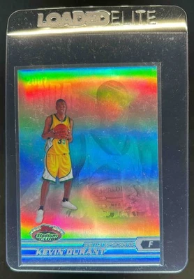 Stadium Club Kevin Durant 2007-08 cromo refractor novato RC #656/999 Foto 1 de 2