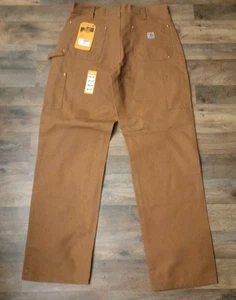 Carhartt Double Front Utility Work Pant 36x34 Brown Loose Fit Firm New - Picture 1 of 3