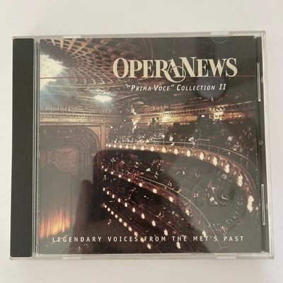 Opera News CD Prima Voce Collection 2 Legendary Voices from The Met’s Past 1999 Foto 1 de 4