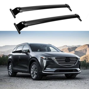 Barra transversal de barra transversal de riel de techo 2 piezas para Mazda-CX9-CX-9-2017-2025 - Imagen 1 de 8