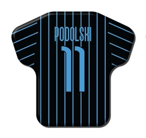 Calamita Simile a T-Shirt Calcio Stagione 2014/2015 Inter 11 Lucas Podolski - Picture 1 of 9