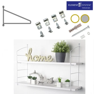 Element System Drahtleiter Fachboden Montageset Bausatz Wand Regal Leiter Träger - Bild 1 von 4
