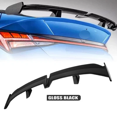 55" Rear Car Trunk Spoiler PRO Racing Rear Wing Gloss Black For Hyundai Sonata - Image 1 of 4