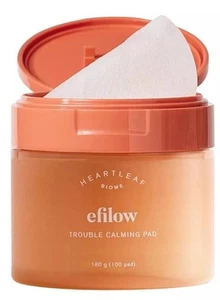 Heartleaf Biome Efilow Trouble Calming Pad 100 Sheets Gentle Korean Toner Pads - Picture 1 of 1