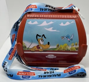 2019 Disney Parks Red Skyliner Popcorn Bucket Inaugural Year Souvenir - Picture 1 of 5