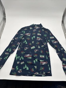 Time and Tru women's long-sleeve mock neck shirt with a Christmas tree Small 4/6 - Picture 1 of 5