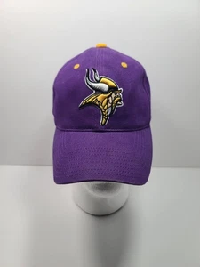 NFL Vikings lila bestickte Baseballmütze offizieller NFL Haken & Schlaufe verstellbar - Bild 1 von 10