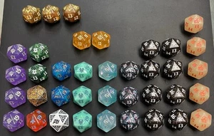 MTG Oversized Spindown Dice Many Different Sets Available! FDN NEO MID TDM ELD - Picture 1 of 14