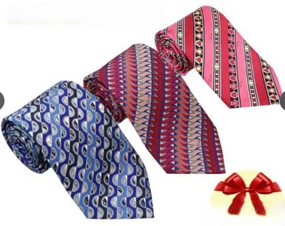 EMILIO PUCCI 3 件套领带丝绸多色高品质男式配件 — 第 1/2 张图片