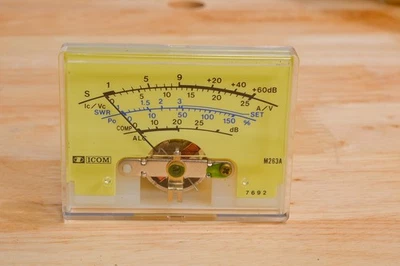 MOLTO BELLO! ICOM IC-751A RICAMBI: S-METER IC-751 IC-745 IC-740 - Immagine 1 di 2