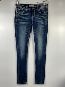 BKE Denim Buckle Jeans Women’s 27 x 31.5 Medium Wash Payton Skinny 27R Mid Rise - Picture 1 of 10