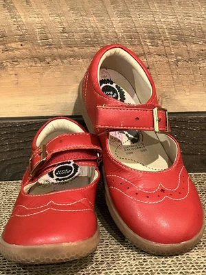 Livie & Luca 13 Niñas Libra Cuero Mary Jane Rojo Navidad Otoño 13m Usado en Excelente Condición Foto 1 de 4