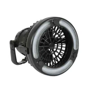 Transport 450 Lumen 18 LED Akku Camping Laterne mit Ventilator - Bild 1 von 12