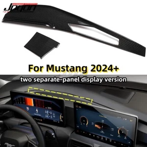 Dry Carbon Dash Display Side Panel Cover For Ford Mustang S650 GT Ecoboost 2024+ - Picture 1 of 10