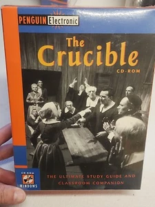 VTG 1995 RARE The CRUCIBLE CD-ROM Penguin Electronics Teachers Study Guide. - Picture 1 of 12