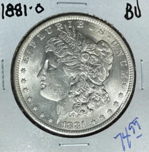 1881-O MORGAN SILVER DOLLAR ~ BU ~NICE COIN~ - Picture 1 of 2