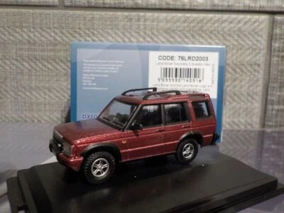 Land Rover Discovery 2 - Red - 1/76 Model Car - Oxford diecast 76LRD2003 - Image 1 of 4