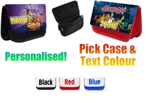 PERSONALISED (Custom) Scooby Doo! Pencil Case Stationary Bag- School Kids Gift - Picture 1 of 4