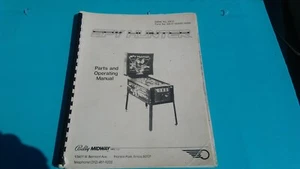 SPY HUNTER Bally/Midway FLIPPER mit SCHEMATIK - Orig. Handbuch-L@@K! - Bild 1 von 2