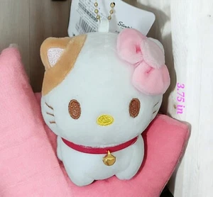 Super Cute Sanrio Hello Kitty Plush Doll Keychain, Bag Pendant, 3.75" Height - Picture 1 of 3