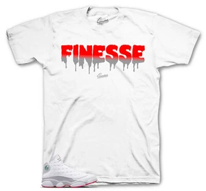 Tees To Match Jordan 13 Wolf Grey Sneakers - Finesse Shirt - Picture 1 of 3