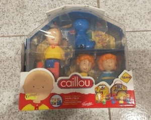 DIBUJOS CAILLOU AÑO 2008 FAMOSA MALETIN CON 4 FIGURAS . NUEVO. Precintado - Imagen 1 de 3