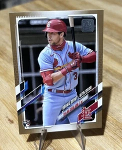 Dylan Carlson /2021 ROOKIE GOLD BORDER SP 2021 Topps St Louis Cardinals - Picture 1 of 5