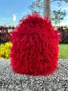 red plush purse and bucket hat ( limited edition ) - Picture 1 of 3