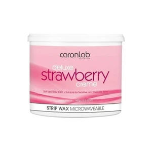Caronlab Strawberry Creme Strip Wax Microwaveable 400g Waxing Hair Removal - Picture 1 of 1
