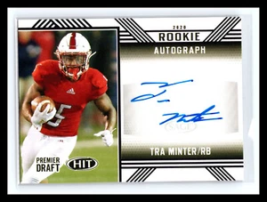 🏈 TRA MINTER 2020 SAGE PREMIER DRAFT HIT ROOKIE SIGNATURES AUTO RC # A13 - Picture 1 of 2