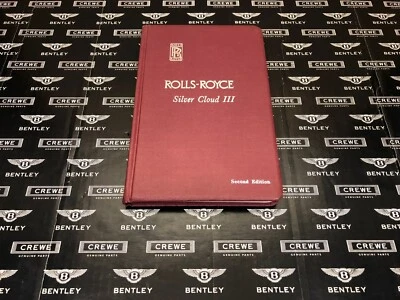 Rolls Royce Silver Cloud III Handbook 2nd Edition TSD2165 Printed 1964 #NW8 - Image 1 of 4