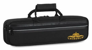 Leicht Koffer Querflöte C-Fuß Flöte Etui Zubehör Tasche Schulter Gurt Schwarz - Bild 1 von 5