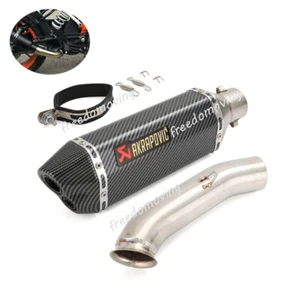 Mid Exhaust Link Pipe 51mm Muffler Modified For DUKE 125 250 390 RC390 2017-2020 - Picture 1 of 11