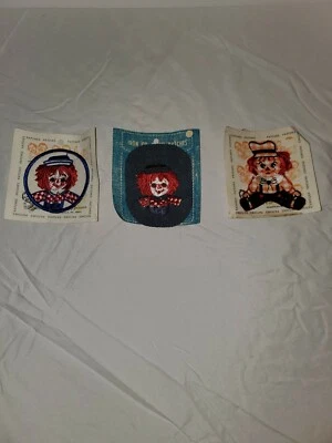 3 Raggedy Andy Patch New Deadstock.  Mr. Happiness brand - Image 1 of 4