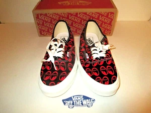 VANS MOONEYES BLK/RED AUTHENTIC 44 D ANAHEIM RELEASE SHOES+BOX MENS 9.0 WMS 10.5 - Picture 1 of 22