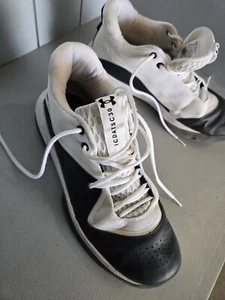 Under Armour Boy’s Basketball Shoes UA Steph Curry 3ZERO White Black Size 11 - Picture 1 of 7