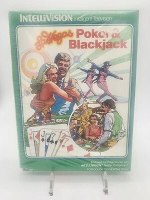Las Vegas Poker and Blackjack (Intellivision, 1979) New Sealed (ripped) - Image 1 of 4