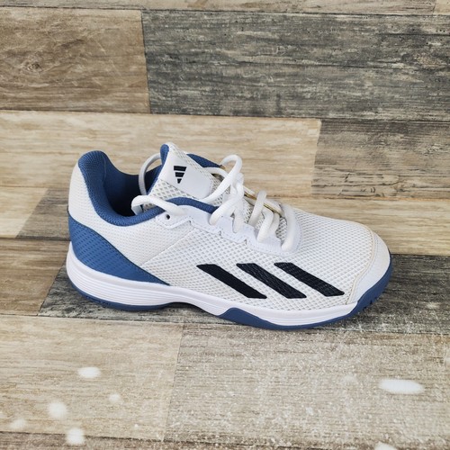 Scarpe da bambino Adidas Courtflash taglia 2 5 tennis bianco core nero crew blu sneakers