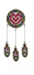 Kit de pintura sobre madera contrachapada con chispa artesanal Love Catcher CSW205 - Imagen 1 de 9