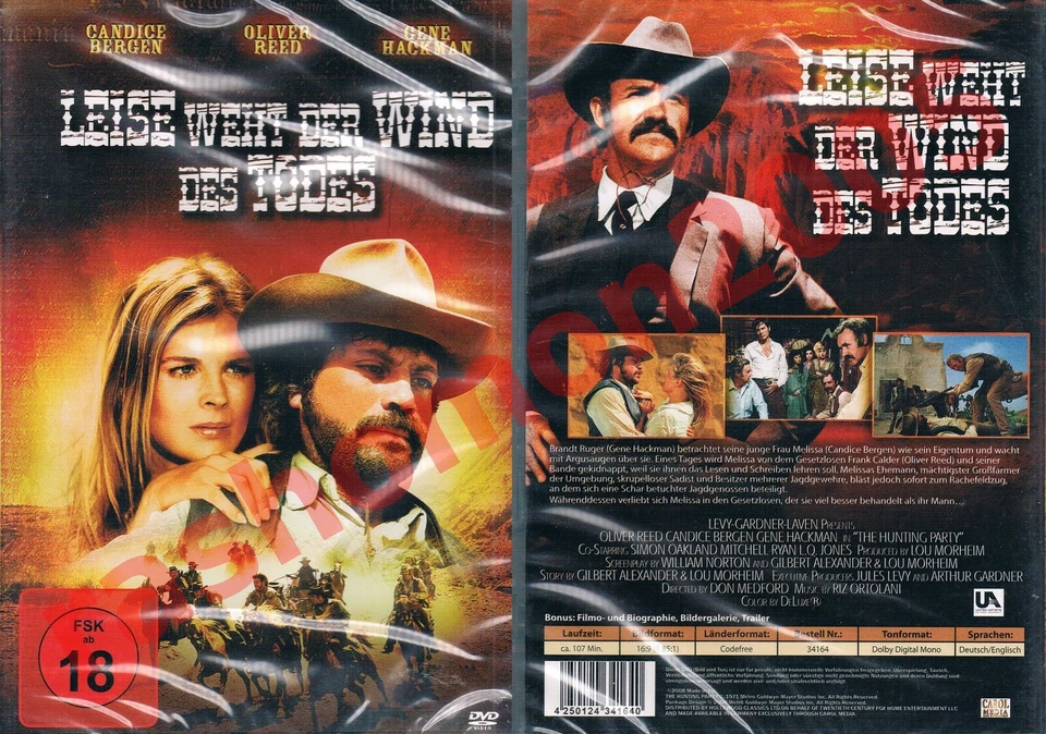DVD THE HUNTING PARTY Oliver Reed Gene Hackman Candice Bergen Region 2 PAL NEW - Image 1 of 1