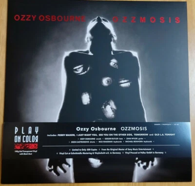 Ozzy Osbourne - Ozzmosis  - LTD 500 Copies Color Vinyl - OFFICIAL Release Pallas - Image 1 of 4