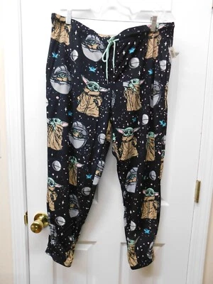 Star Wars The Mandalorian Women's  Joggers-Black-2X (18W-20W)-NEW - Image 1 of 3