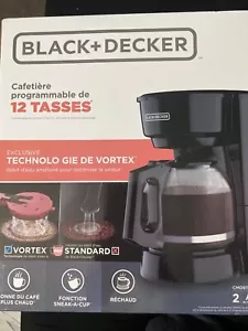 BLACK+DECKER 12-Cup Coffee Maker w/ Easy On/Off Switch, Easy Pour, Non-Drip Cara - Picture 1 of 3