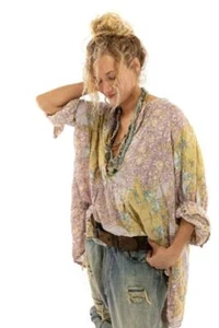 NWT Magnolia Pearl Quiltwork Sunni Top Impression - Picture 1 of 5