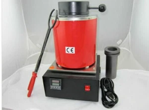 Mini Automatic Jewelry Melting Furnace,Melt Scrap Silver&Gold Pour Bar 1-2kg hl - Picture 1 of 6