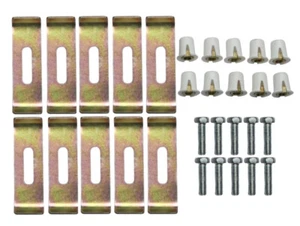 Clips de montaje inferior de 10 piezas Kingston Brass KUHDWR10 para montaje en fregadero de acero inoxidable - Imagen 1 de 2